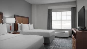 Blackout drapes, iron/ironing board, travel crib, rollaway beds (free)
