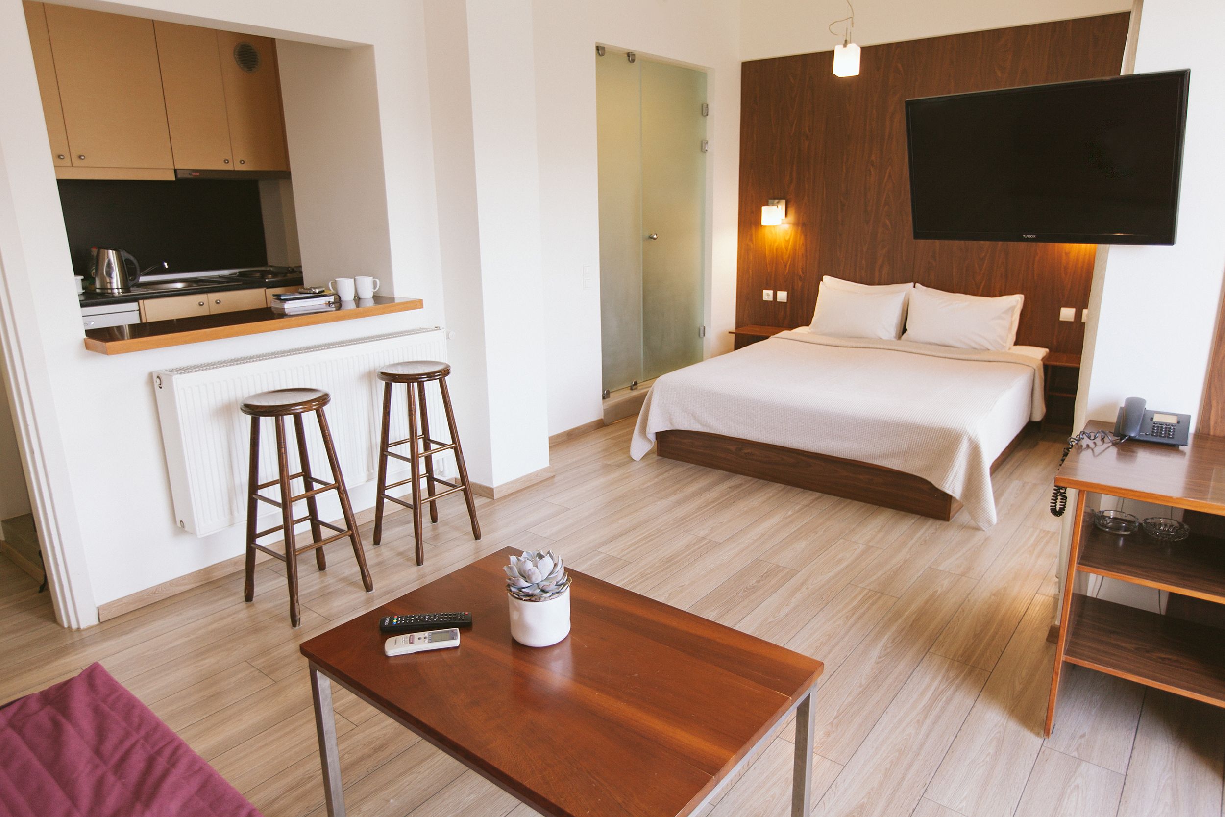 studio, lake view | premium bedding, in-room safe, desk, blackout curtains