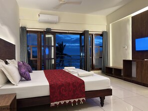 Superior Double Room, Sea View ( A/C ) | Premium bedding, in-room safe, desk, rollaway beds - The Ocean Park Beach Resort (Neyyattinkara)