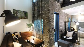 Penthouse (A type) -Ⅰor Ⅱ (check-in after 4 pm) | Egyptian cotton sheets, down duvets, memory-foam beds, free minibar