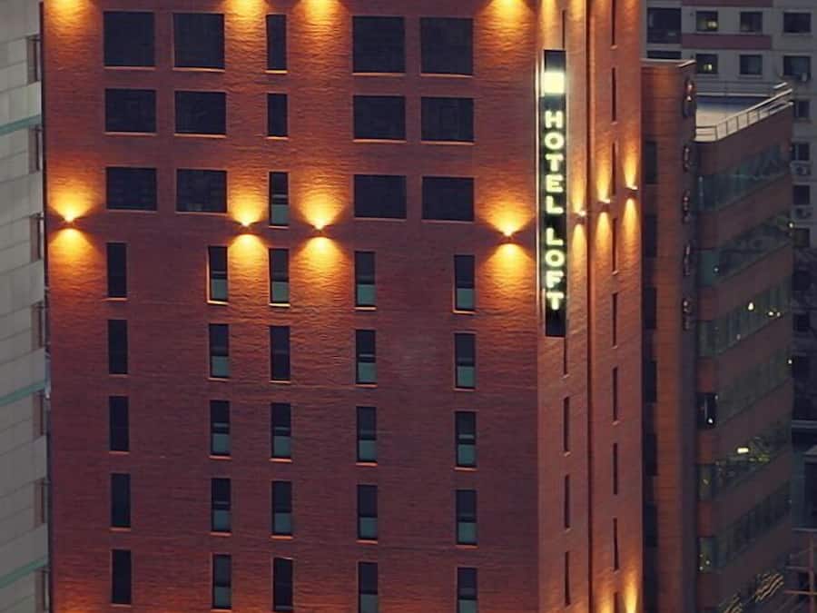 Front of property – evening/night