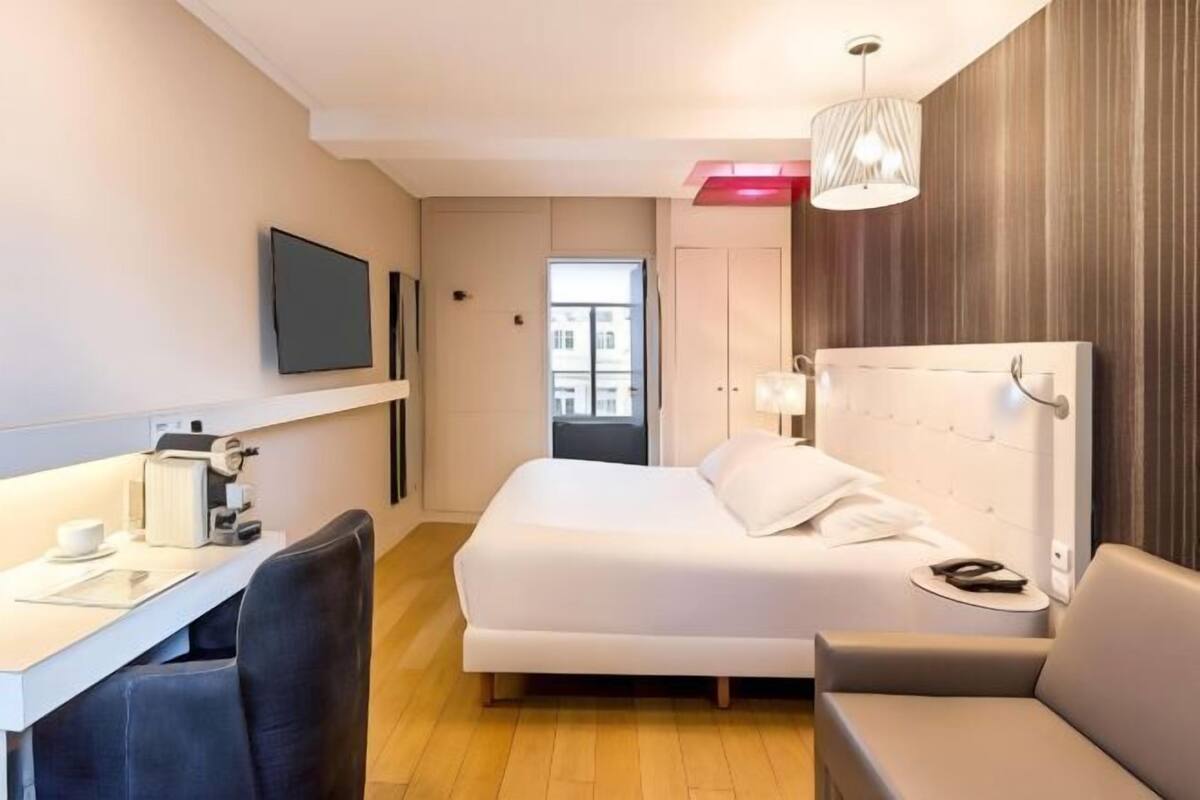 1 slaapkamer, luxe beddengoed, een gratis minibar, een kluis op de kamer