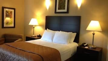 Inn: 1 Queen Bed | Iron/ironing board, free WiFi, bed sheets