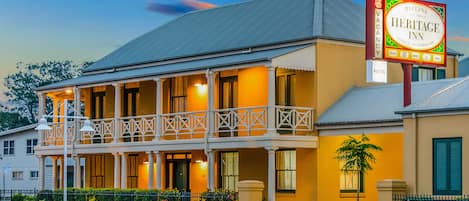 Front of property - evening/night