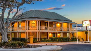 Front of property – evening/night