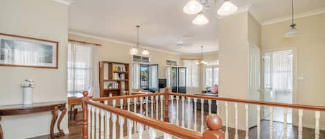 Grand Suite, 3 Bedrooms, River View | Living area | 43-inch LCD TV with digital channels, TV