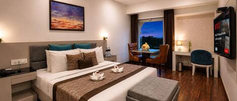In-room safe, desk, iron/ironing board (on request), WiFi (free)