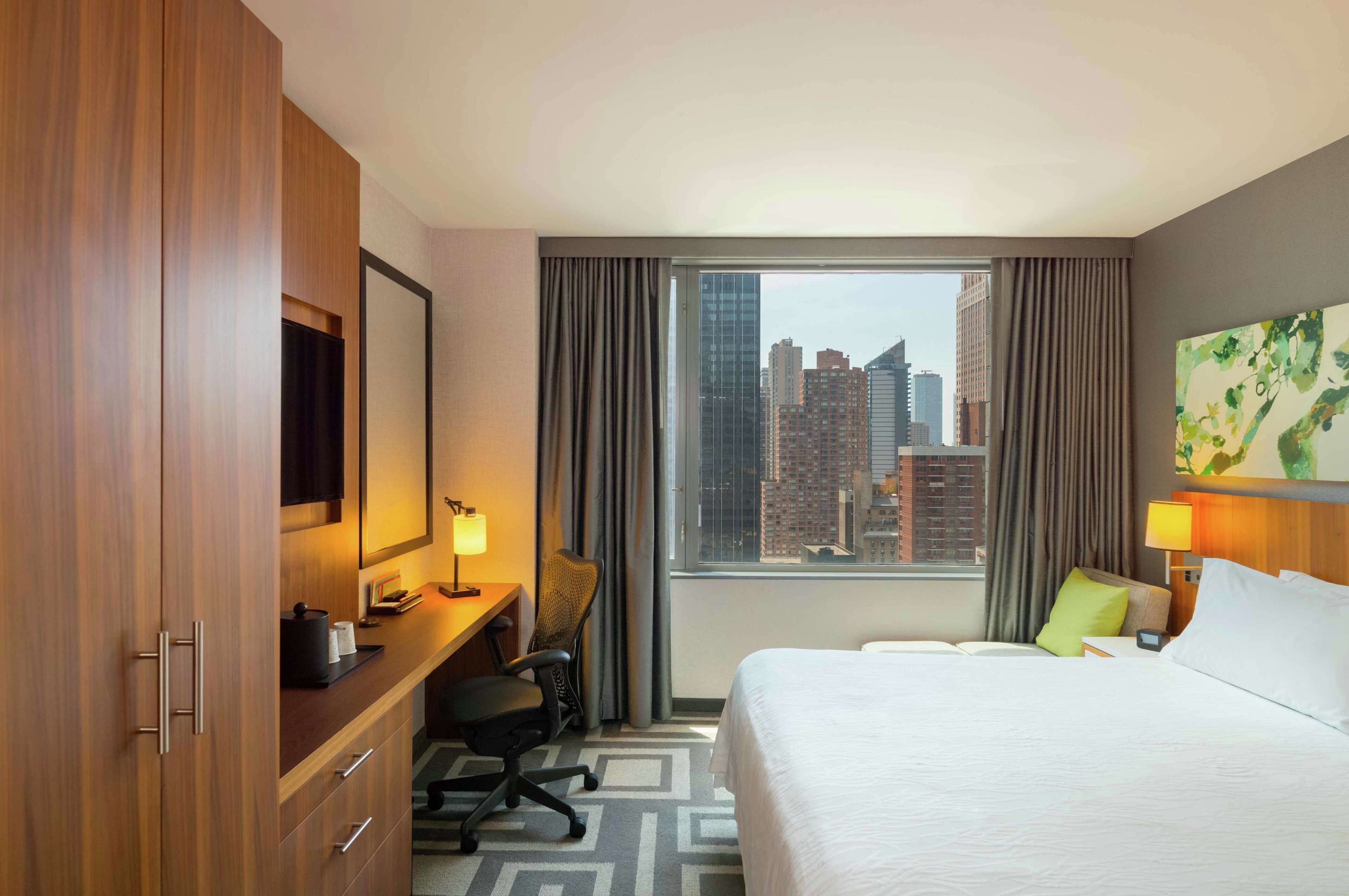 In-room safe, desk, laptop workspace, iron/ironing board