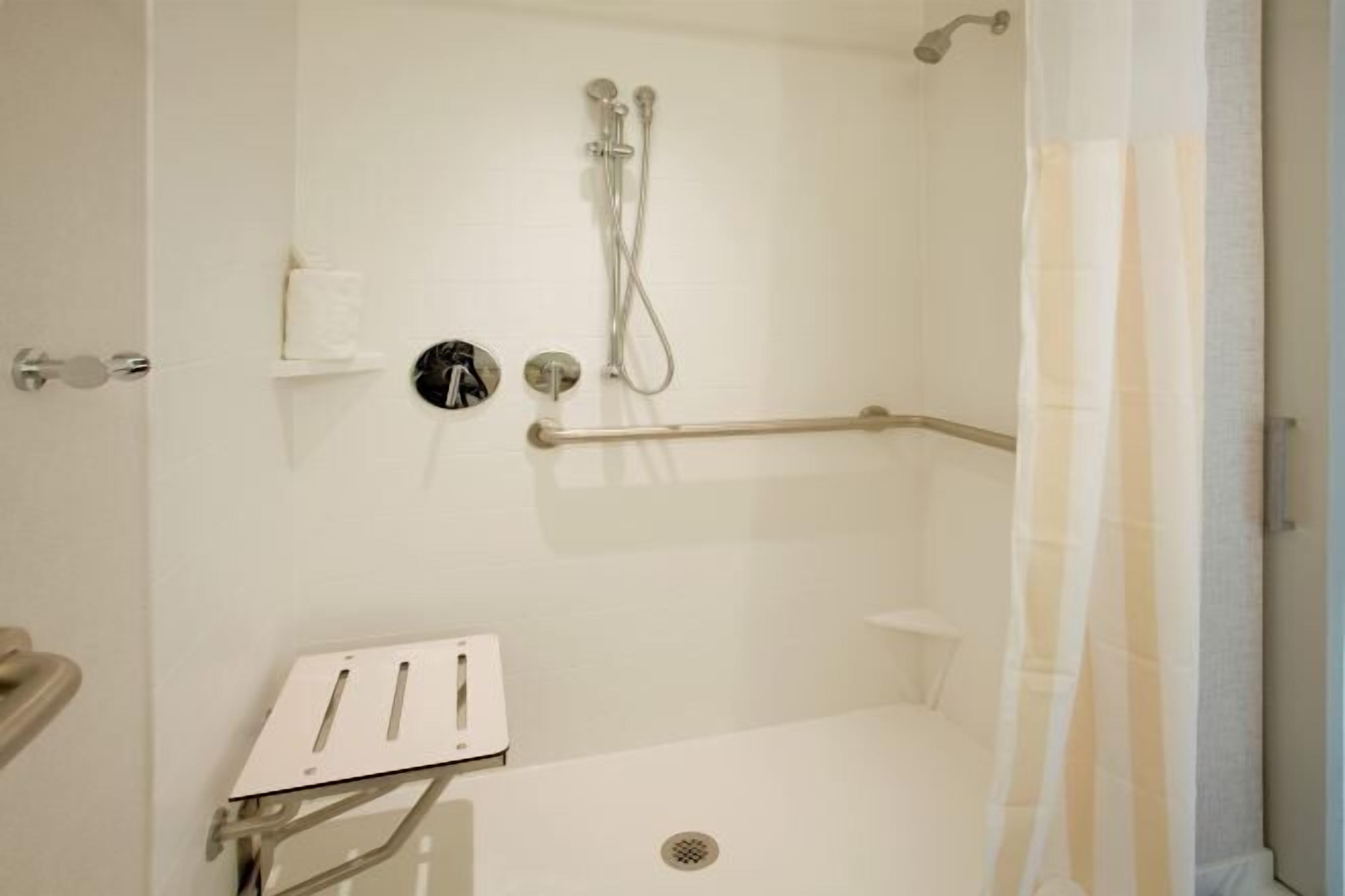 Bathroom | Shower, free toiletries, hair dryer, towels