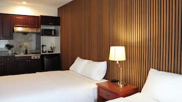 Studio Suite Keluarga | Setrika/meja setrika, Wi-Fi gratis, dan seprai linen