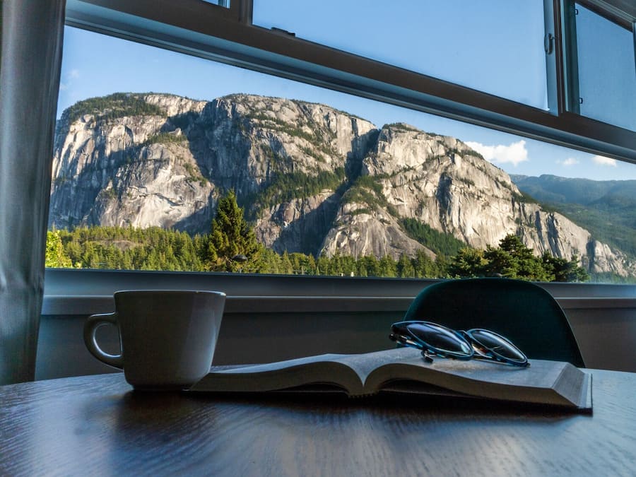 Uitzicht vanuit accommodatie