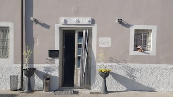 A szálláshely homlokzata