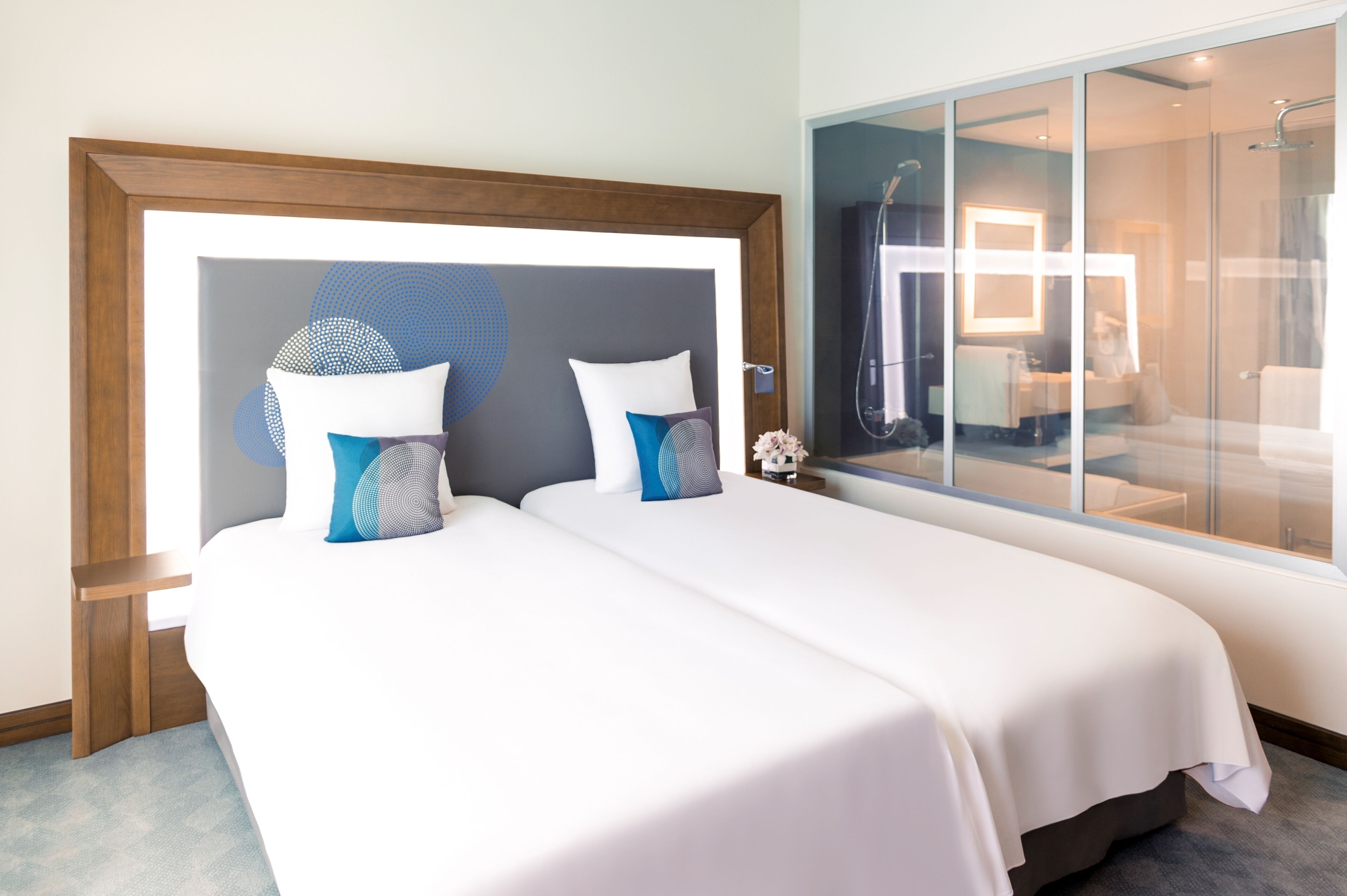 standard twin room, 2 single beds | in-room safe, desk, laptop workspace, soundproofing