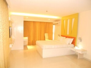 In-room safe, desk, iron/ironing board, rollaway beds
