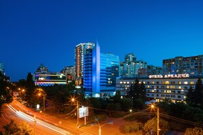 Front of property – evening/night