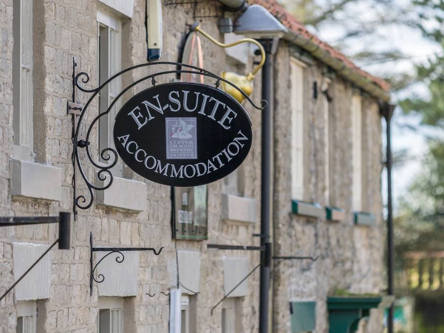 Majoituspaikan julkisivu