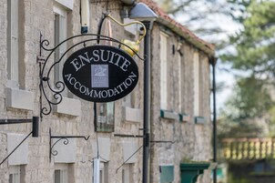 A szálláshely homlokzata