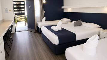 Desk, iron/ironing board, free WiFi, bed sheets