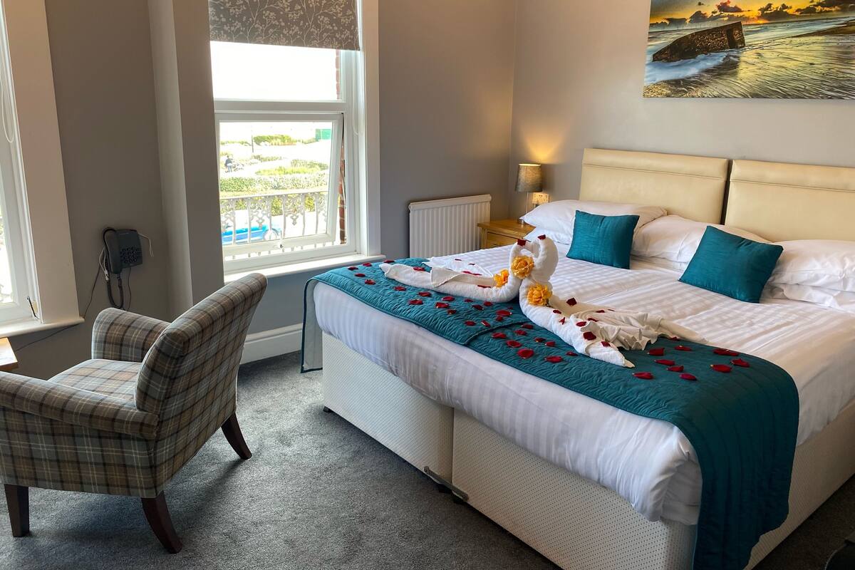 Kamar Double Deluks, ensuite, pemandangan laut (Deluxe Queen Seaview)