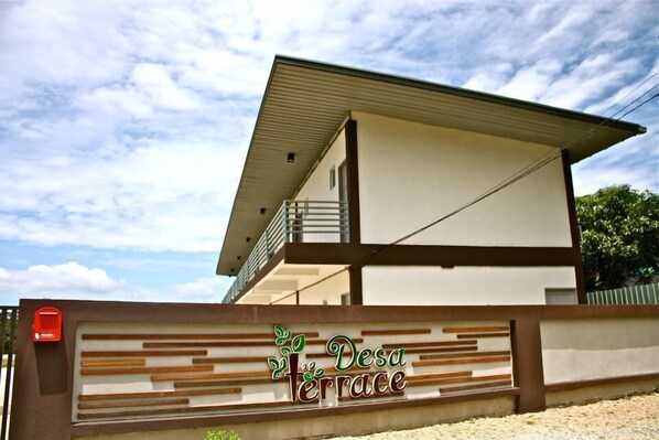 A modern building with a sign that reads "Desa Terrace." - Desa Terrace (Langkawi)