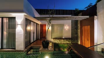 One Bedroom Villa with Private Deluxe Pool | Ücretsiz minibar, odada kasa, ütü/ütü masası
