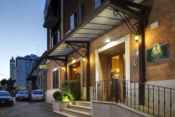 Front of property – evening/night