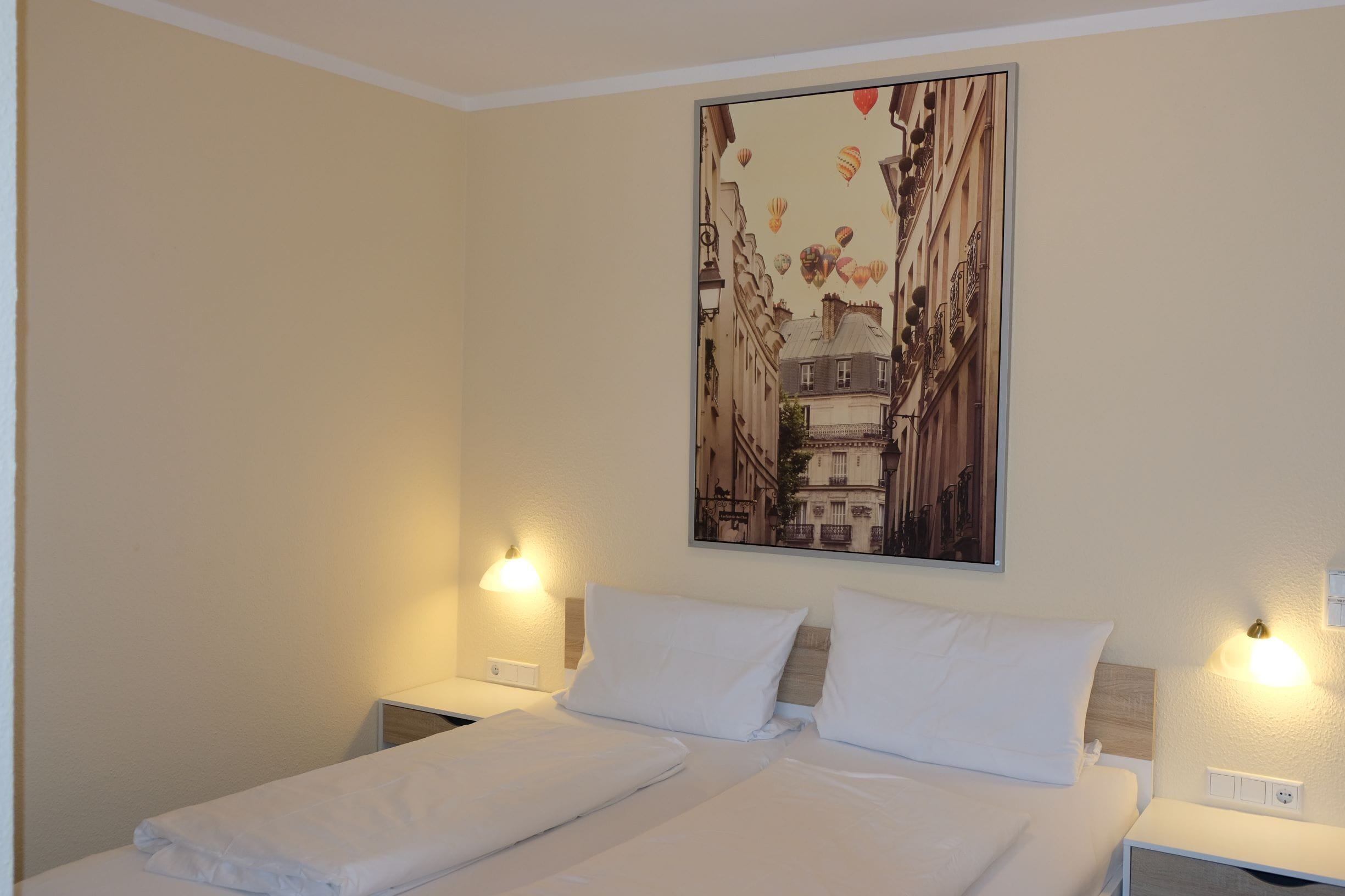 standard double room | premium bedding, desk, laptop workspace, blackout curtains