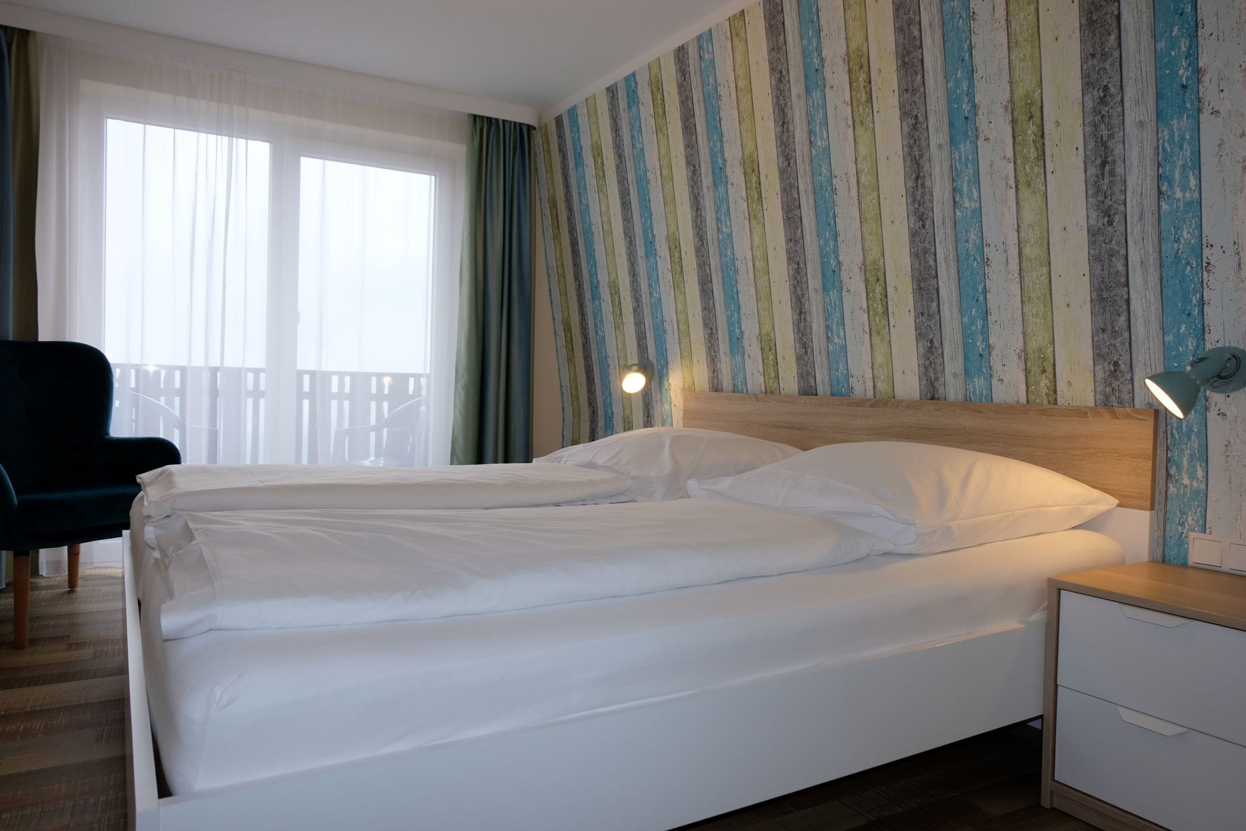 premier double room, 1 queen bed, balcony, mountainside | premium bedding, desk, laptop workspace, blackout curtains