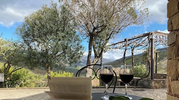 Superior Triple Room, Mountain View | Terrace/patio