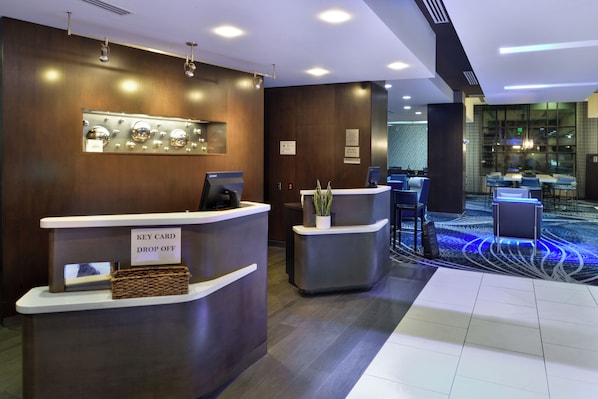 Quiosque de check-in/check-out