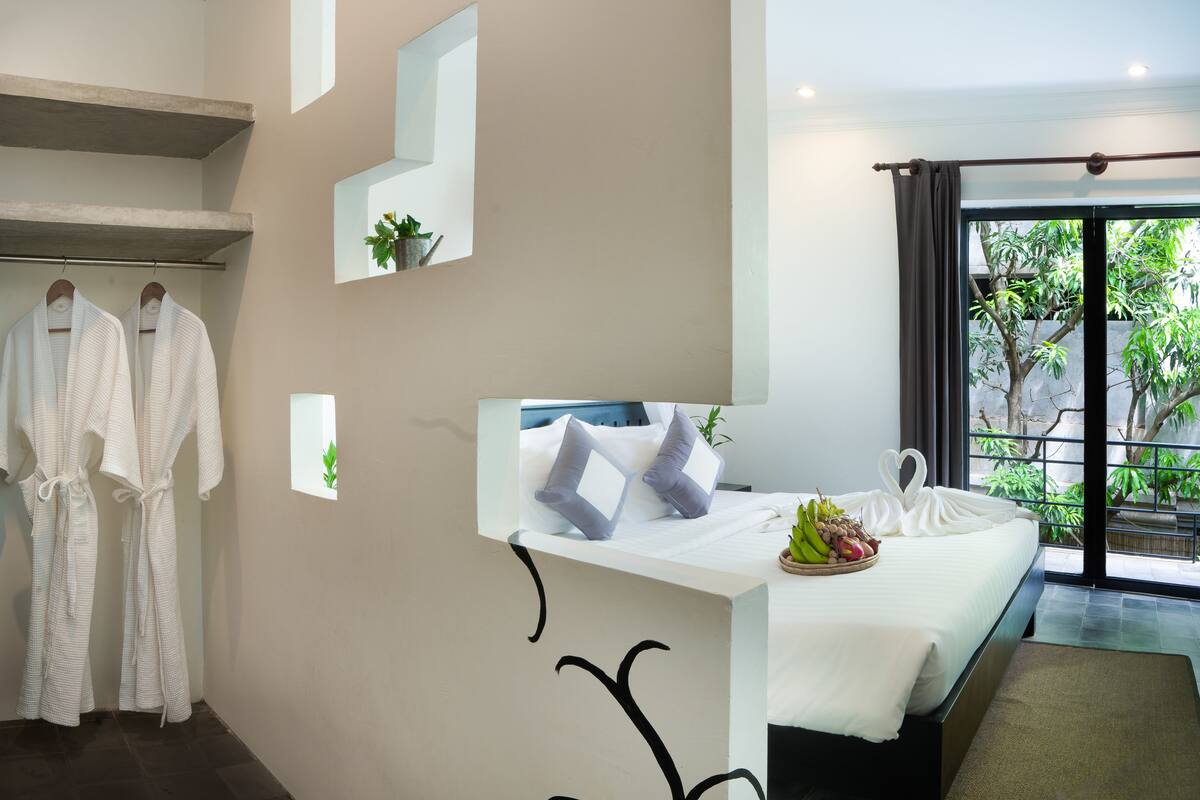 Kamar Double Superior, balkon | Seprai premium, brankas, meja kerja, dan Wi-Fi gratis