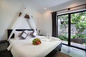 Chambre Double Supérieure, balcon | Literie de qualité supérieure, coffres-forts dans les chambres