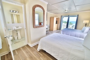 Standard Room, 2 Double Beds, Beach View, 2nd Floor | Premium bedding, bed sheets