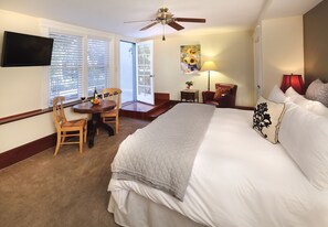 Executive kamer, 1 kingsize bed | Lakens van Egyptisch katoen, luxe beddengoed, donsdekens
