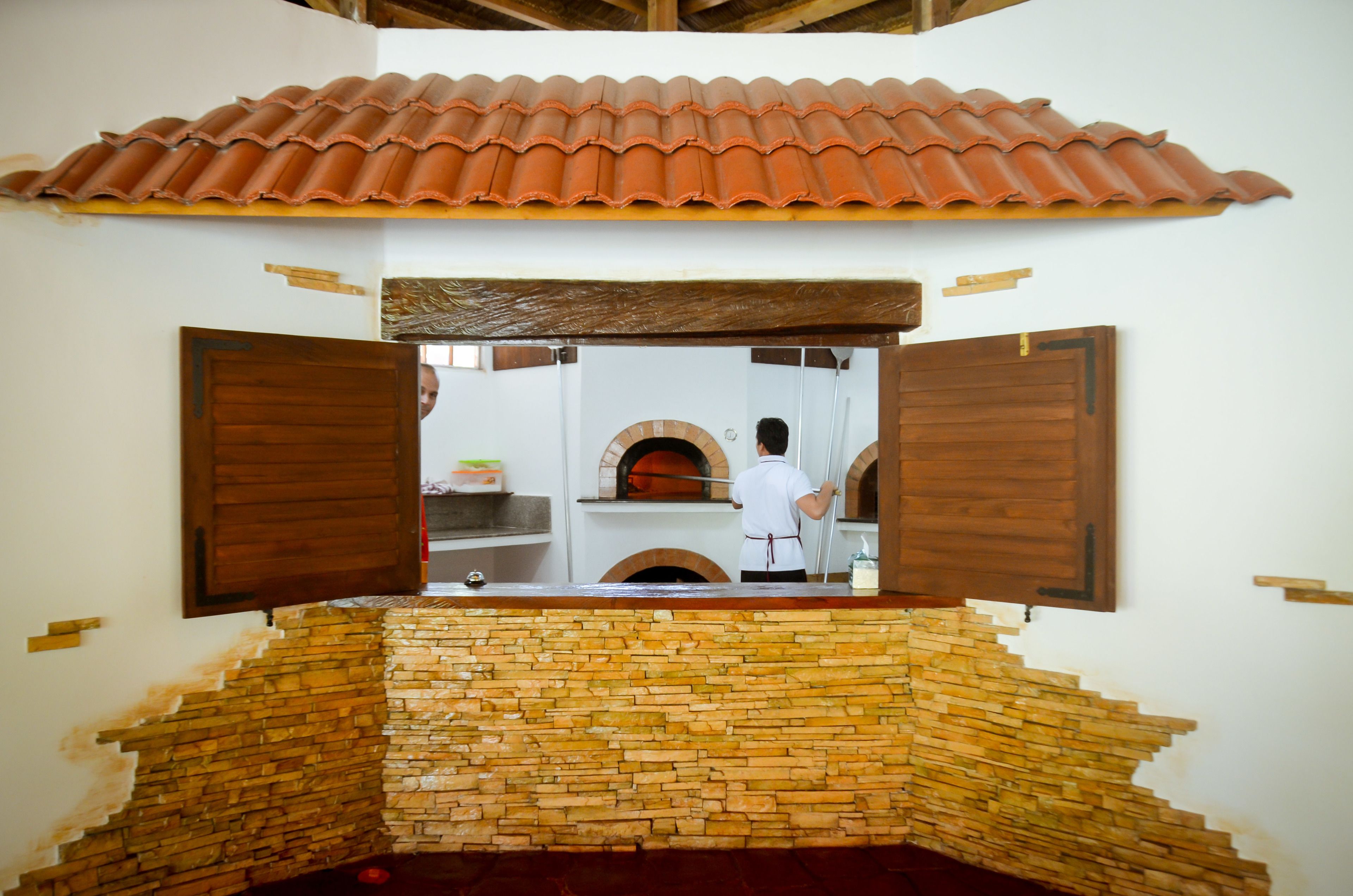 Breakfast, lunch, dinner served; international cuisine, pool views 