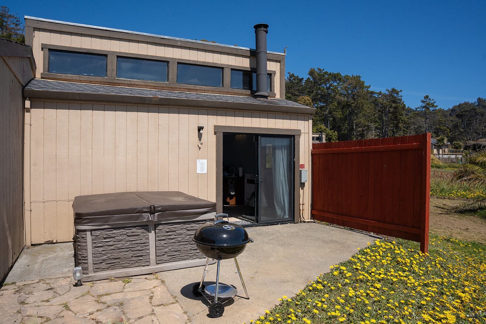 Phòng Premium, 1 giường cỡ king, bồn tắm nước nóng, quang cảnh biển | Hiên