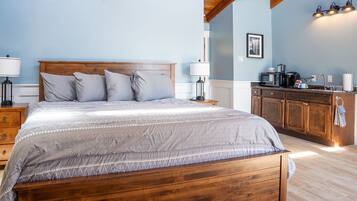 Phòng Premium, 1 giường cỡ king, bồn tắm nước nóng, quang cảnh biển | Trang trí khác biệt, trang bị nội thất với thiết kế riêng biệt