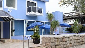 Majoituspaikan julkisivu