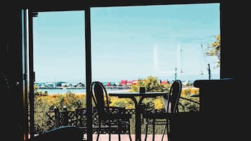 Accessible Studio with Seaview | Desk, blackout drapes, iron/ironing board, free WiFi