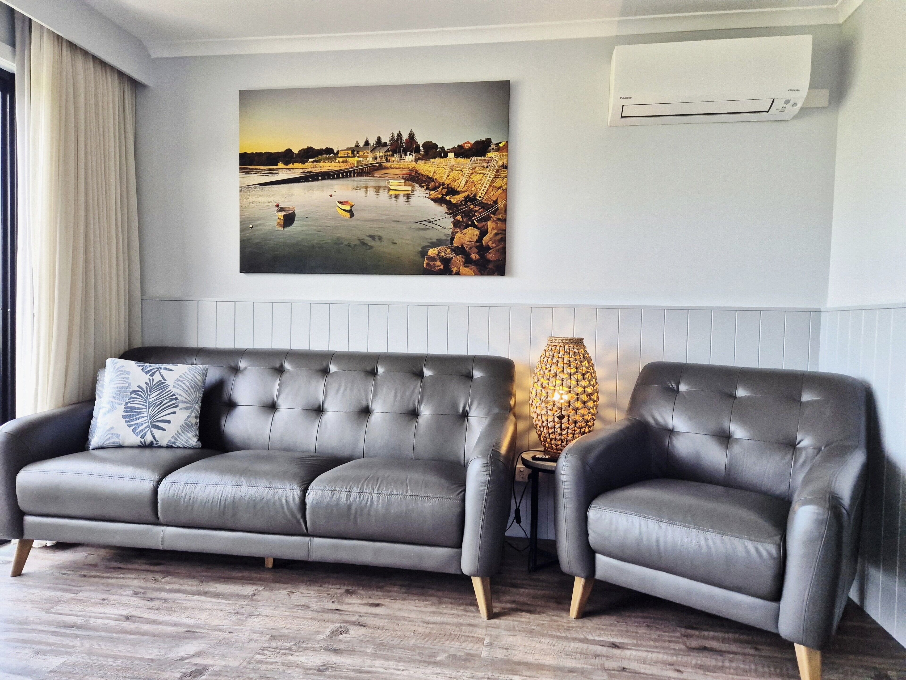 Two Bedroom Apartment - Ocean View | Living area | 40-inch Smart TV with digital channels