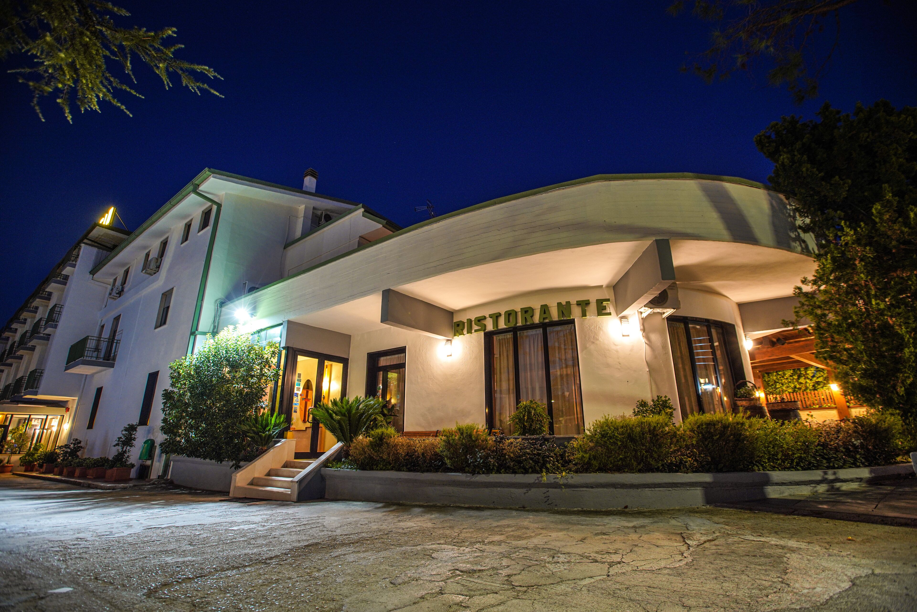 front of property – evening/night