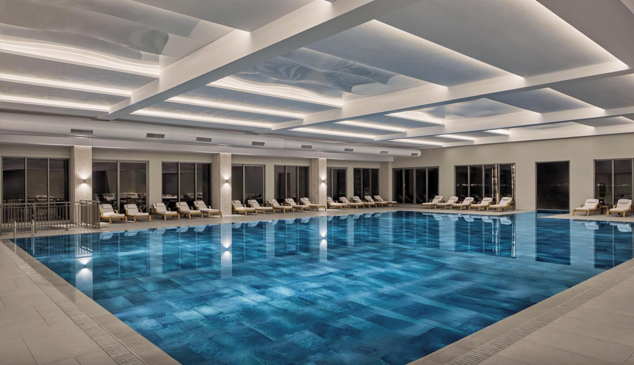 Indoor pool, outdoor pool