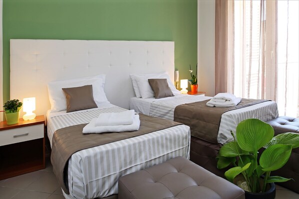 Down duvets, in-room safe, individually decorated