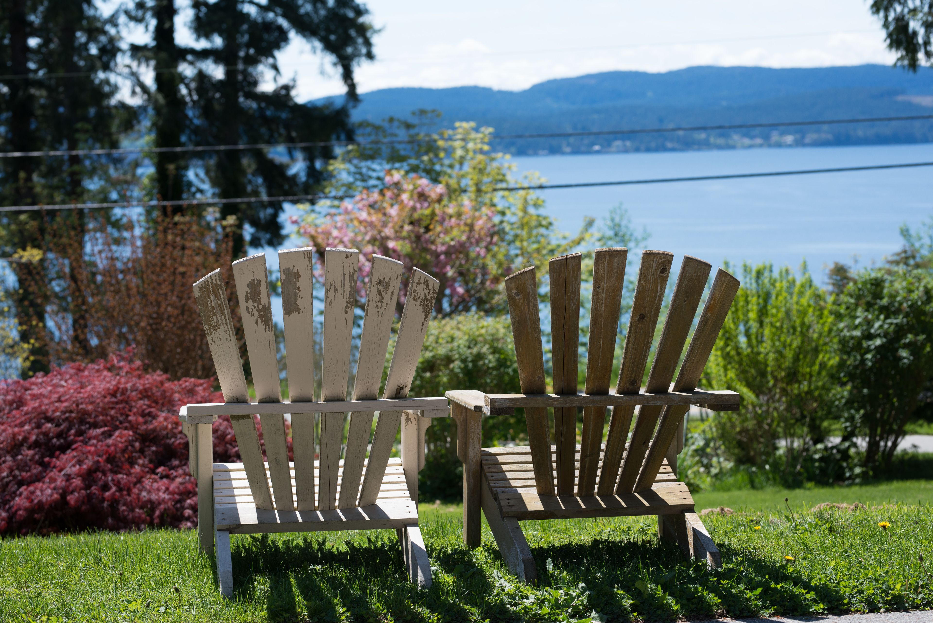 Blick von der Unterkunft