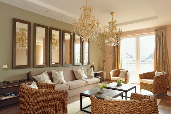 Zona de estar del vestíbulo