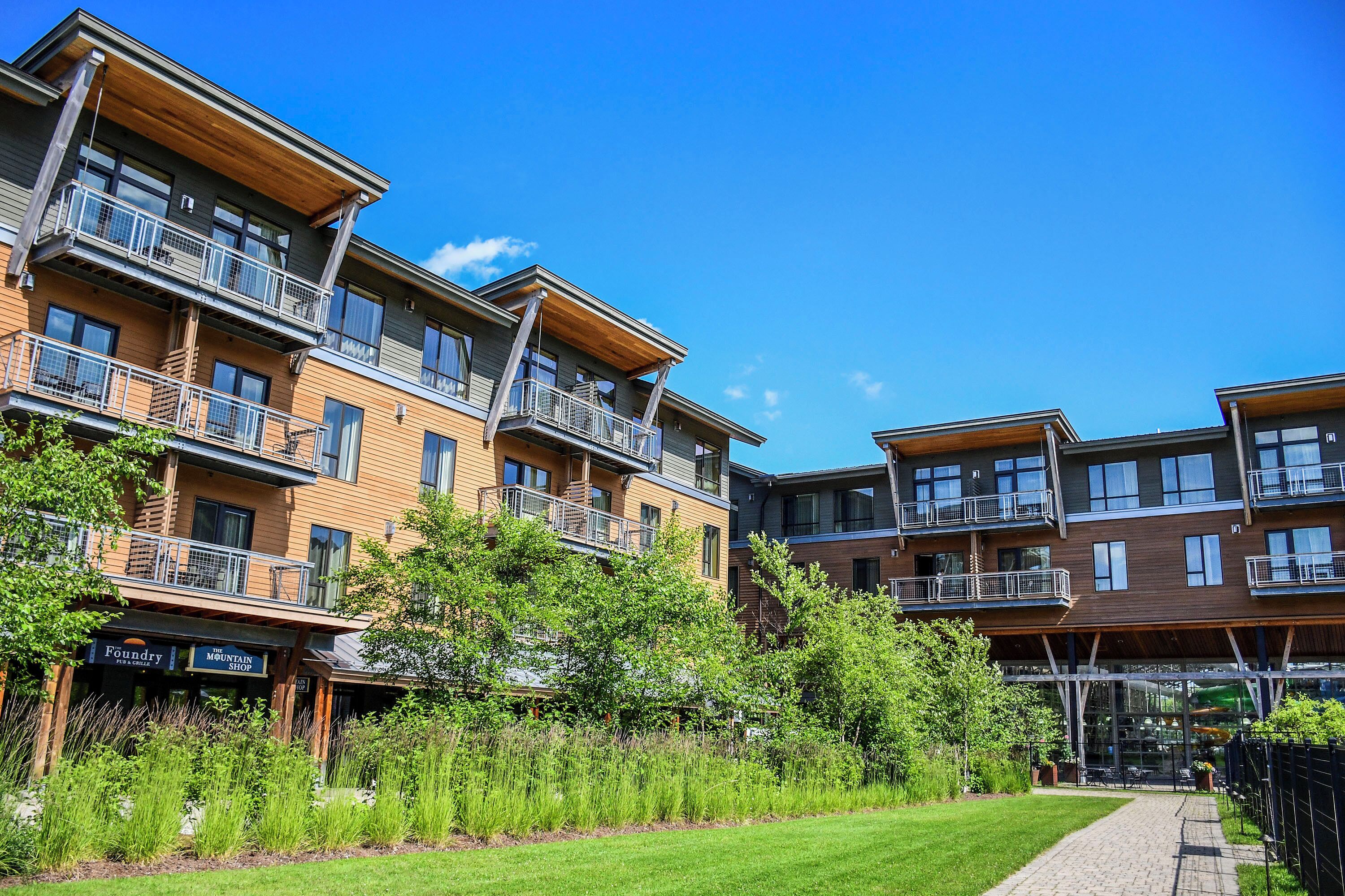 Voorkant van accommodatie