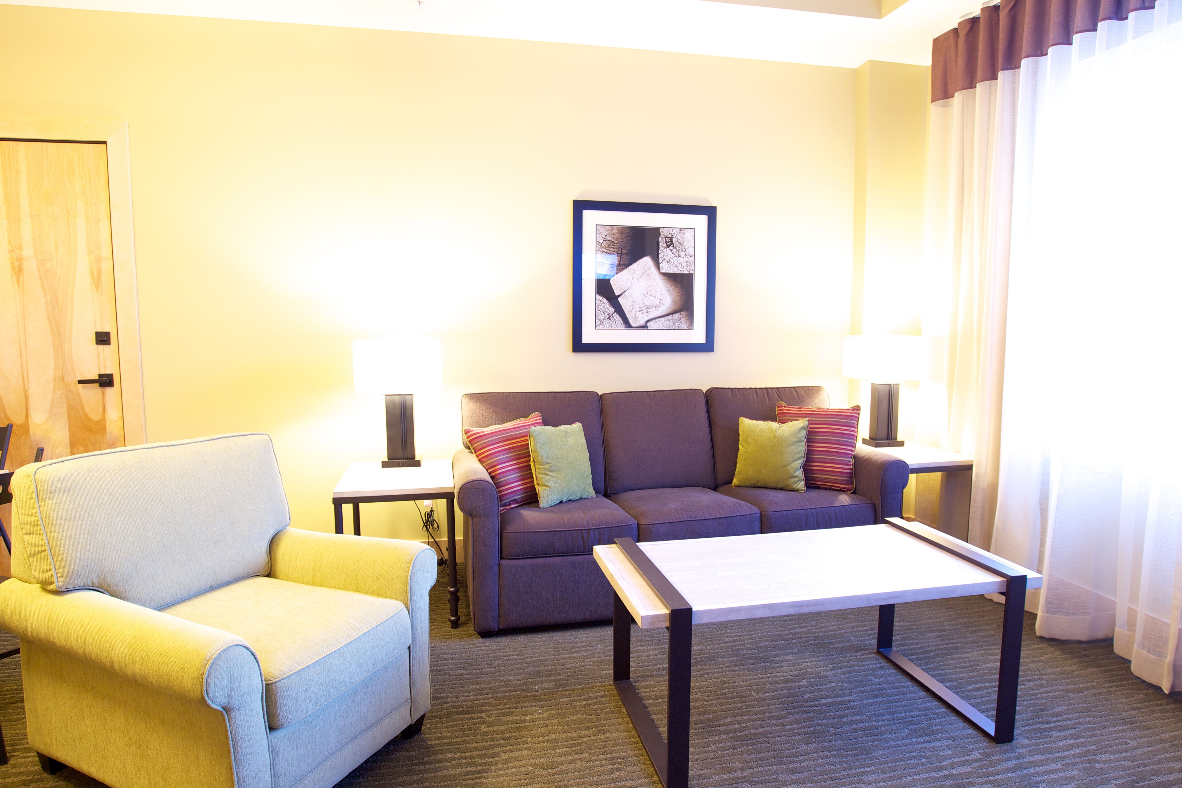 hotel jay one bedroom suite- room only (on slope) | living room | flat-screen tv