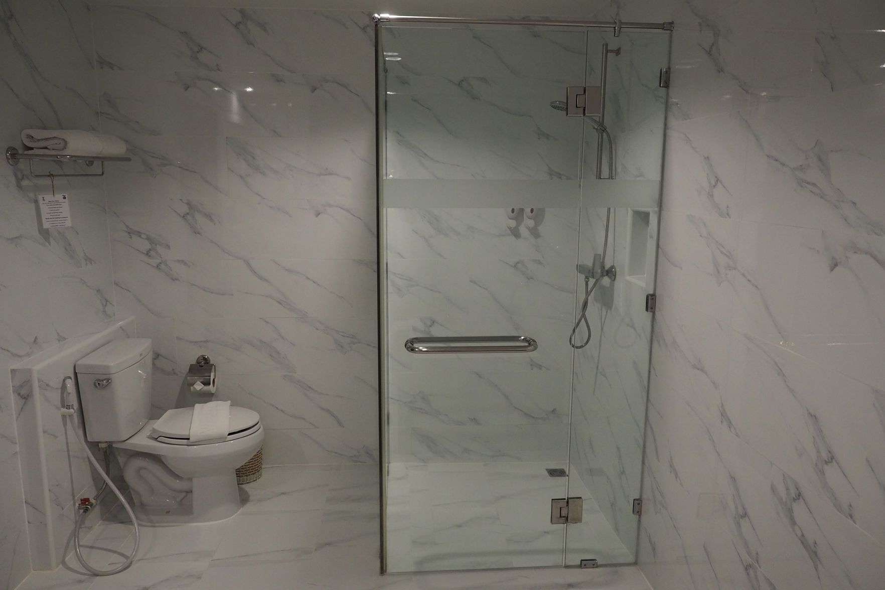 Bathroom | Hair dryer, towels, soap, shampoo