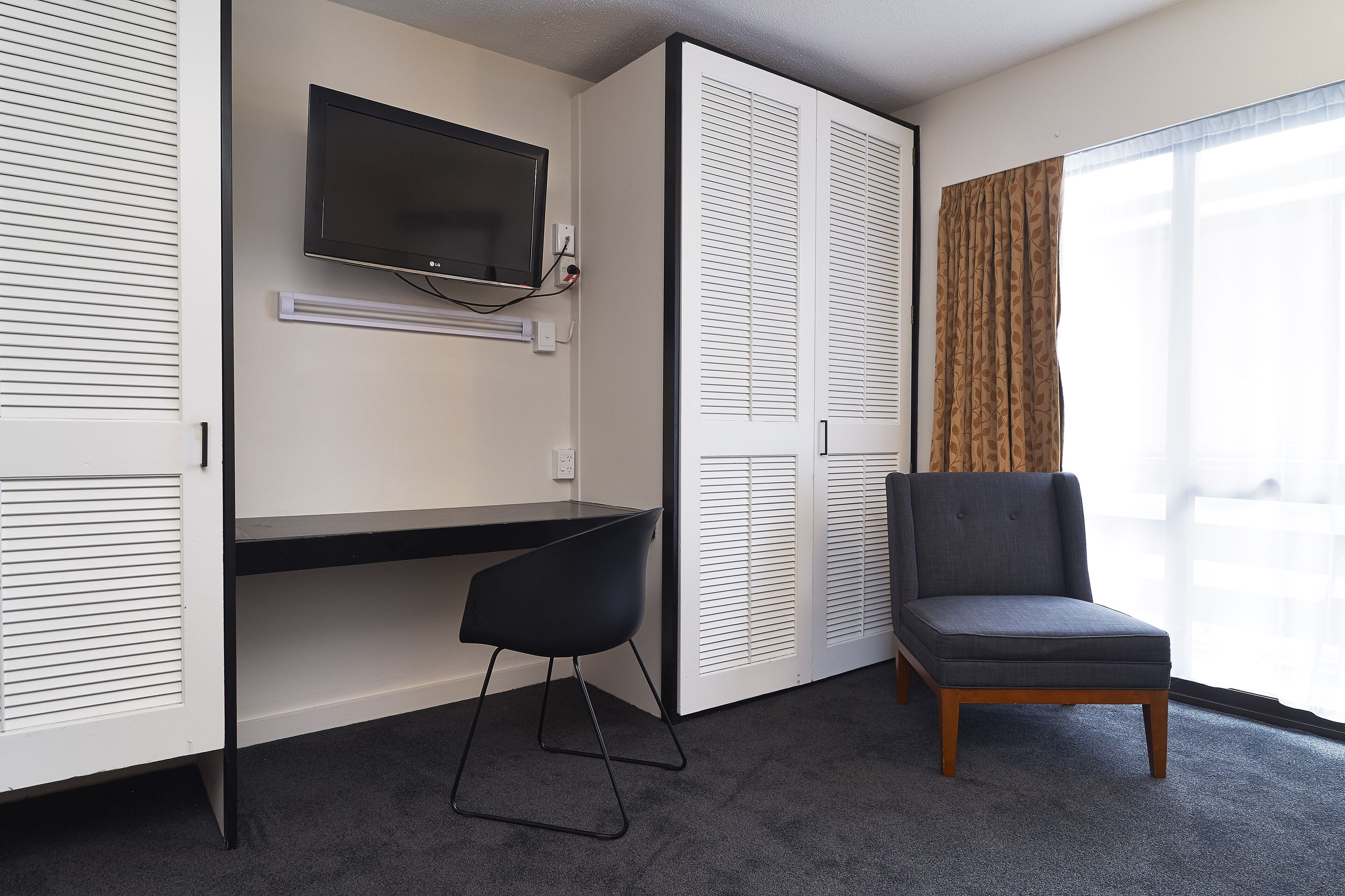 desk, iron/ironing board, free wifi, bed sheets