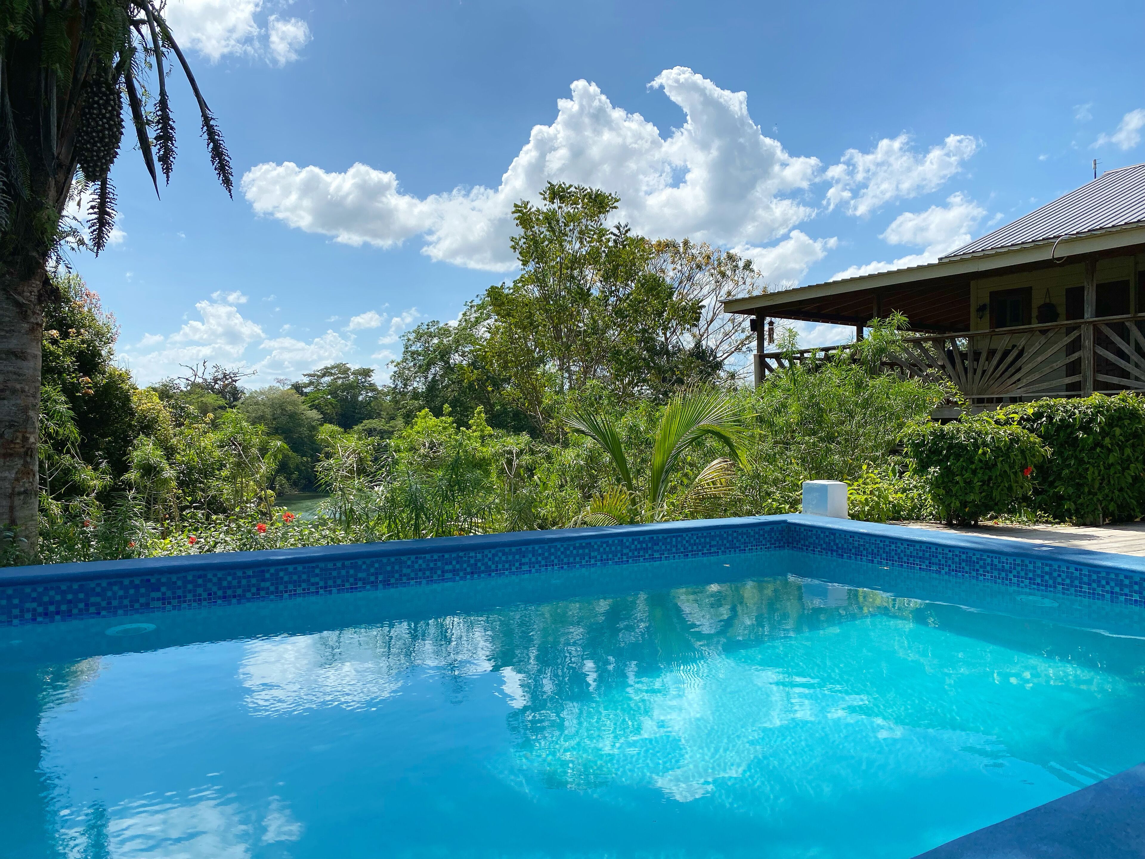 2 outdoor pools, pool umbrellas, pool loungers